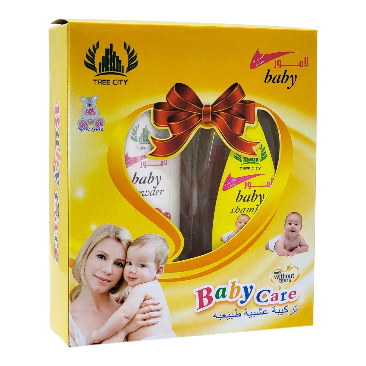 SET DE SHAMPOO Y POLVO PARA BEBÉ TREE CITY 200ML & 200G