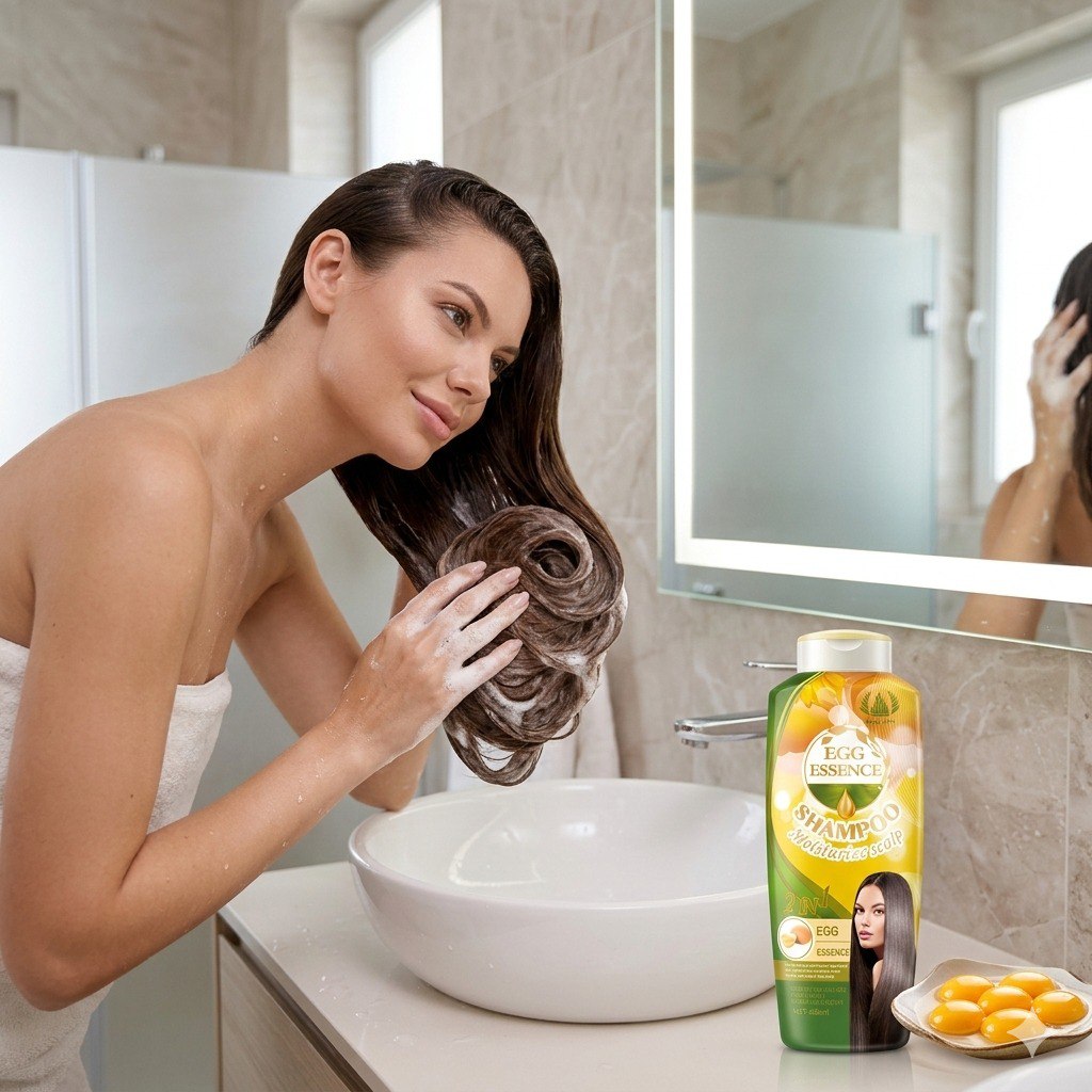 SHAMPOO CON EXTRACTO DE HUEVO TREE CITY 400ML
