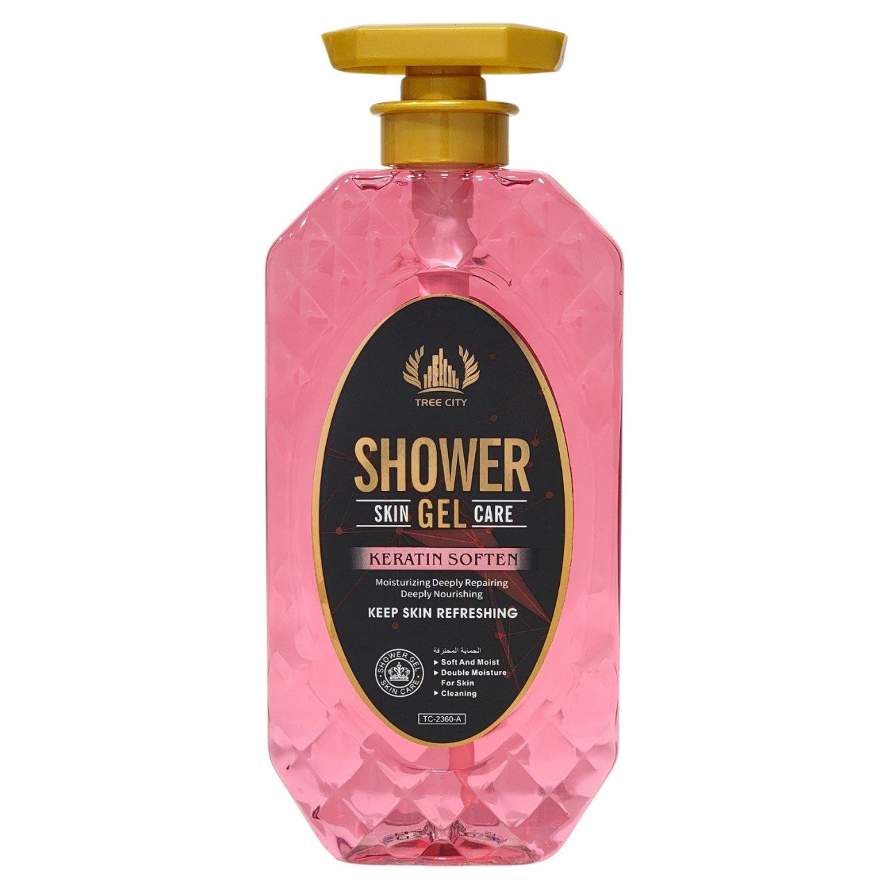 GEL DE DUCHA CON QUERATINA Y NUTRICIÓN PROFUNDA TREE CITY 800ML