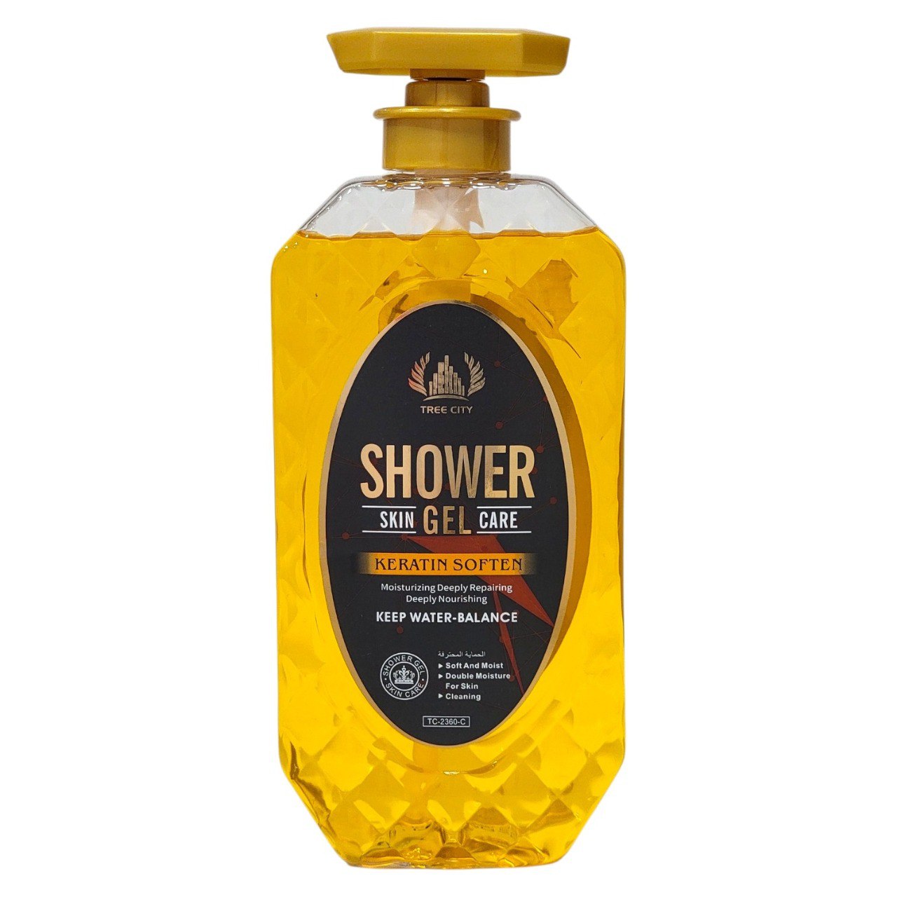 GEL DE DUCHA HIDRATANTE CON REPARACIÓN PROFUNDA TREE CITY 800ML