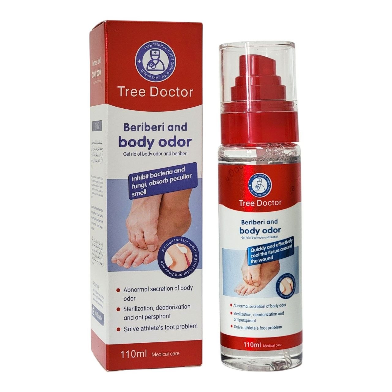 TRATAMIENTO EN SPRAY PARA PIES ANTI HONGOS TREE DOCTOR 110ML