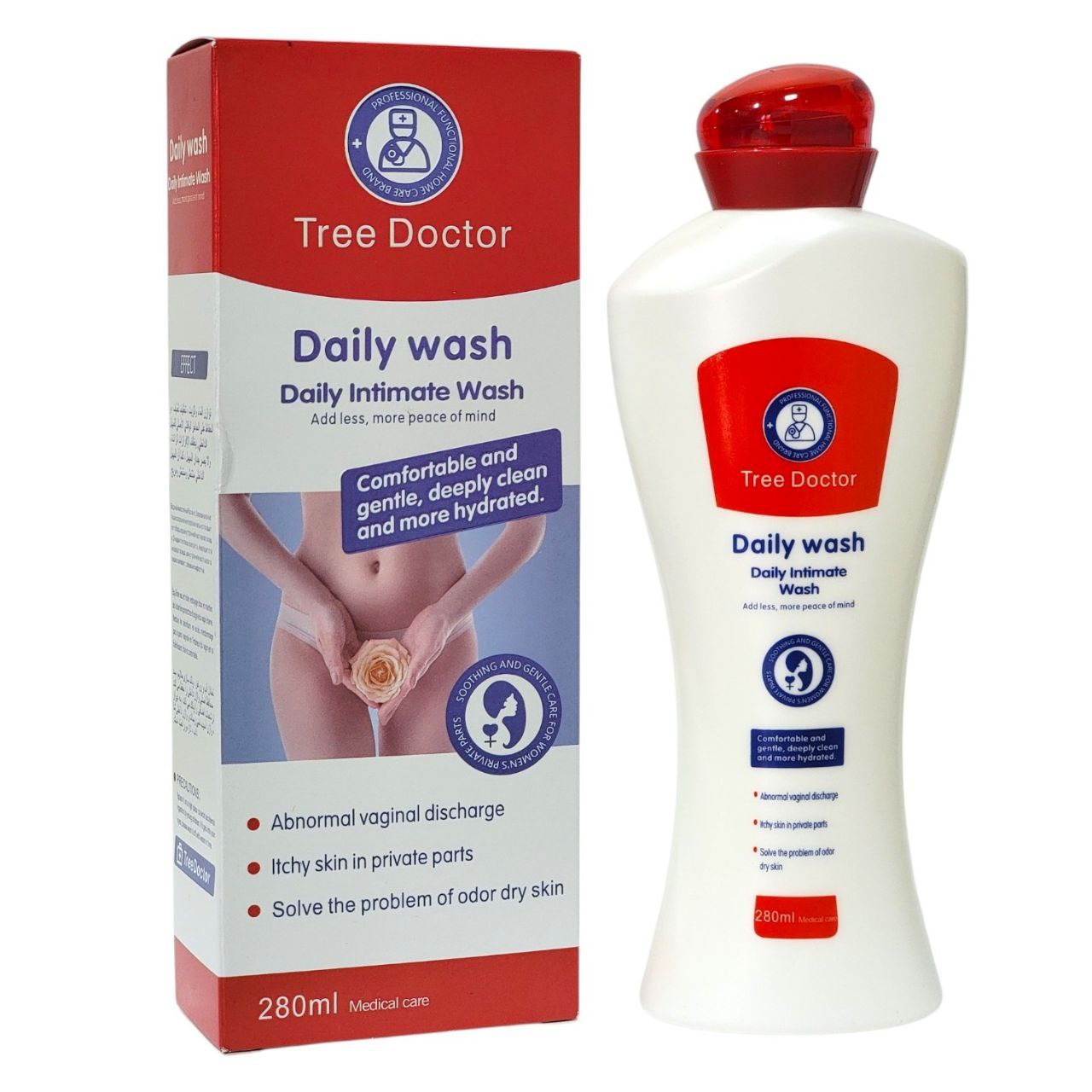 JABON EN LIQUIDO PARA ZONA INTIMA DE USO DIARIO DE PH EQUILIBRADO TREE DOCTOR 280ML