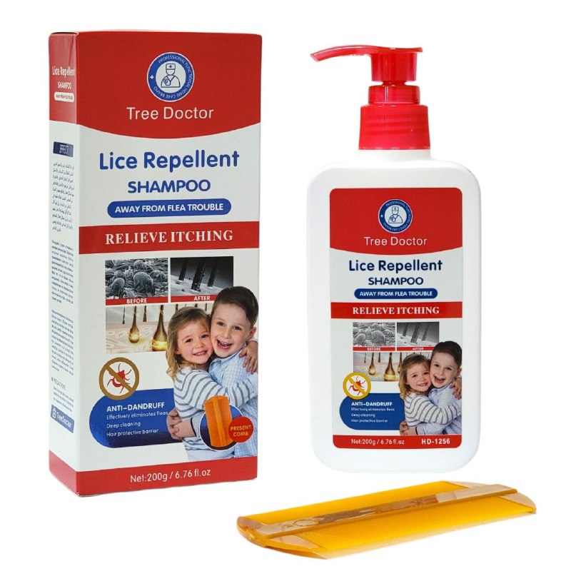 SHAMPOO REPELENTE Y ELIMINADOR DE PIOJOS TREE DOCTOR 200G