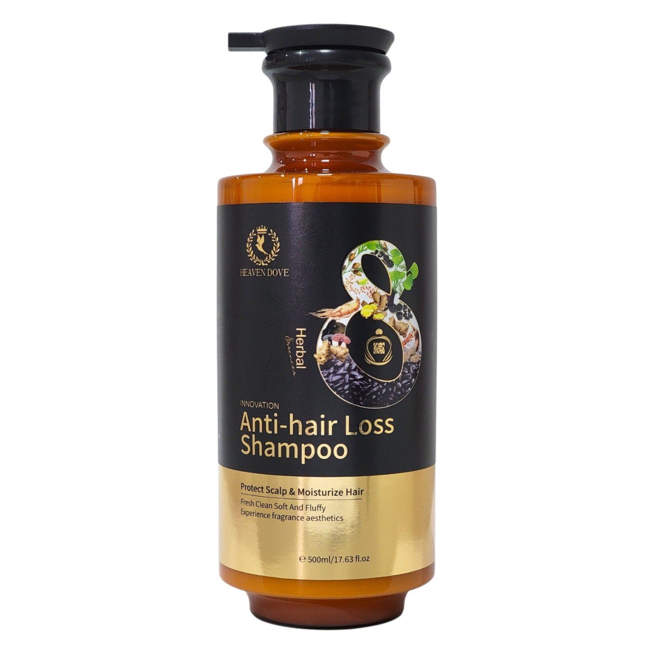 SHAMPOO ANTICAIDA CON EXTRACTO DE GINSENG HEAVEN DOVE 500ML