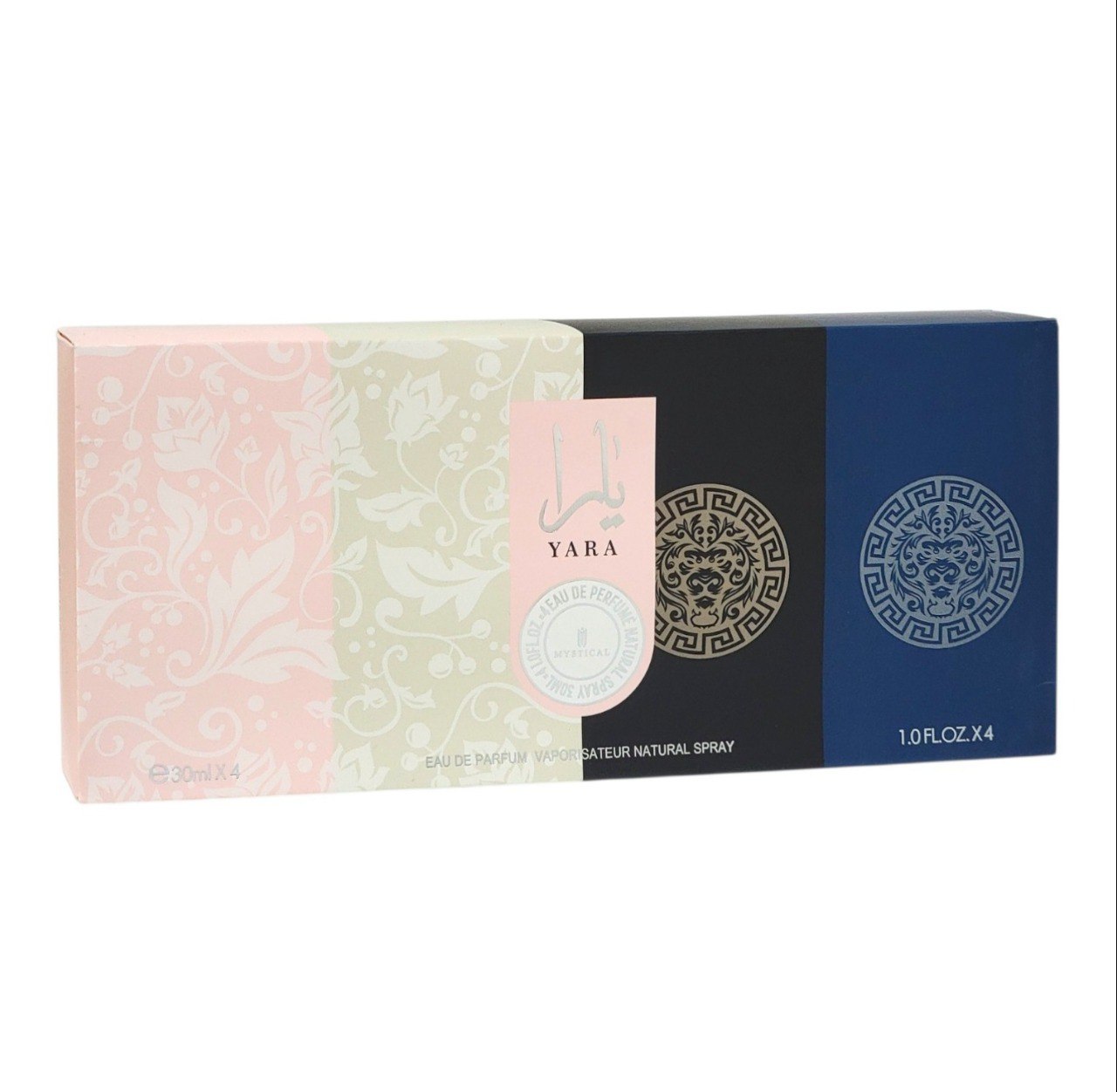 SET MYSTICAL DE MINI PERFUMES YARA EDP (M) 4PCSX30ML