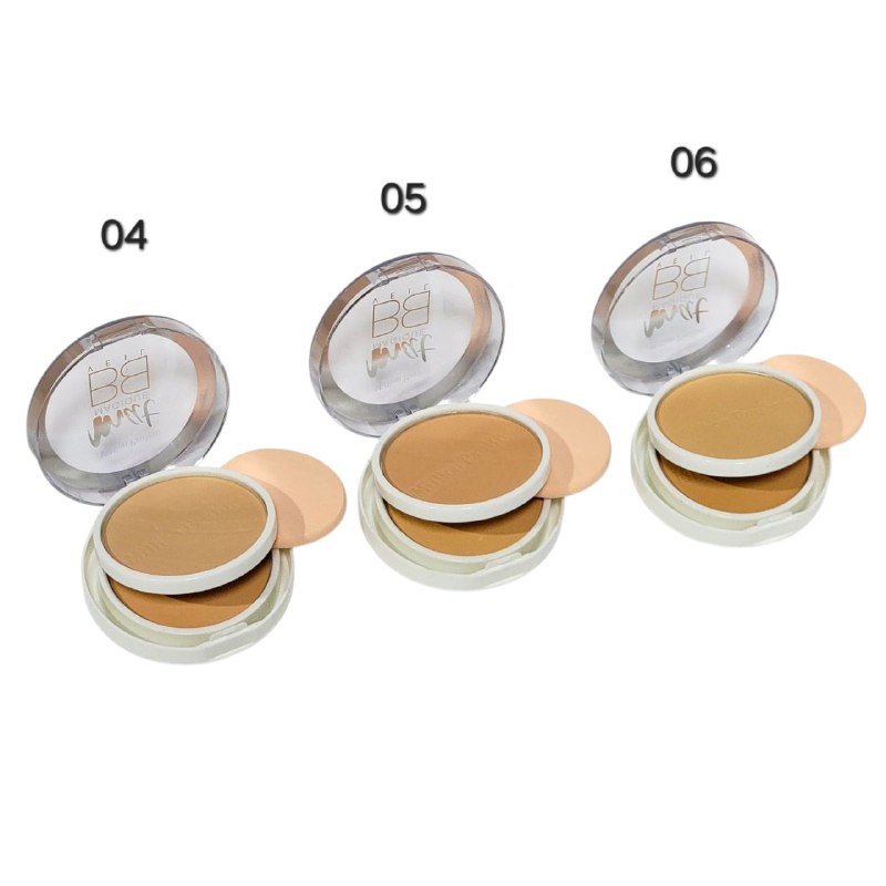 POLVOS DE MAQUILLAJE COMPACTO DE LARGA DURACION, DUPE DE LOREAL, MILLION PAULINE 3 TONOS