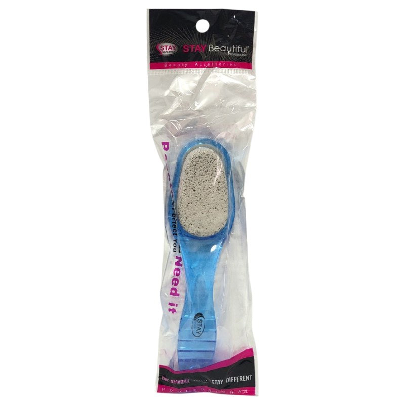 LIMA PIEDRA POMEZ LIMA DE PEDICURA 2 EN 1 STAY BEAUTIFUL 2X21CM, 4 COLORES