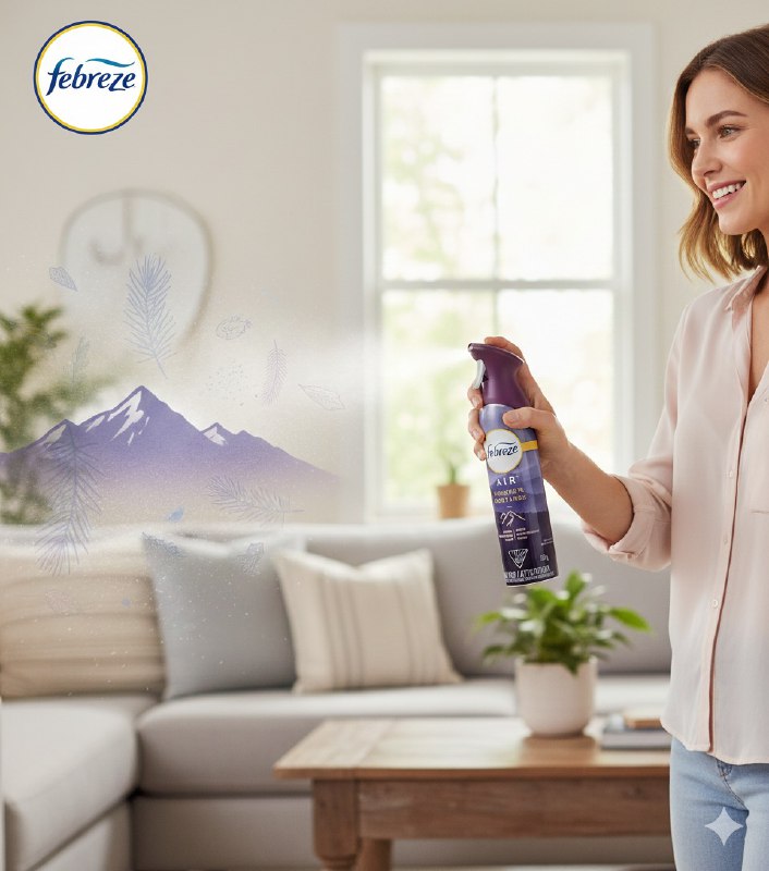 AMBIENTADOR AROMATIZANTE EN SPRAY DE MONTAÑA FEBREZE 250G
