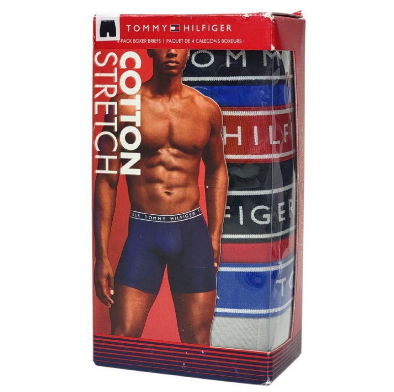 ROPA INTERIOR PARA CABALLERO TOMMY HILFIGER COTTON STRETCH 4 UNIDADES TALLA MEDIUM 32-34 (M)