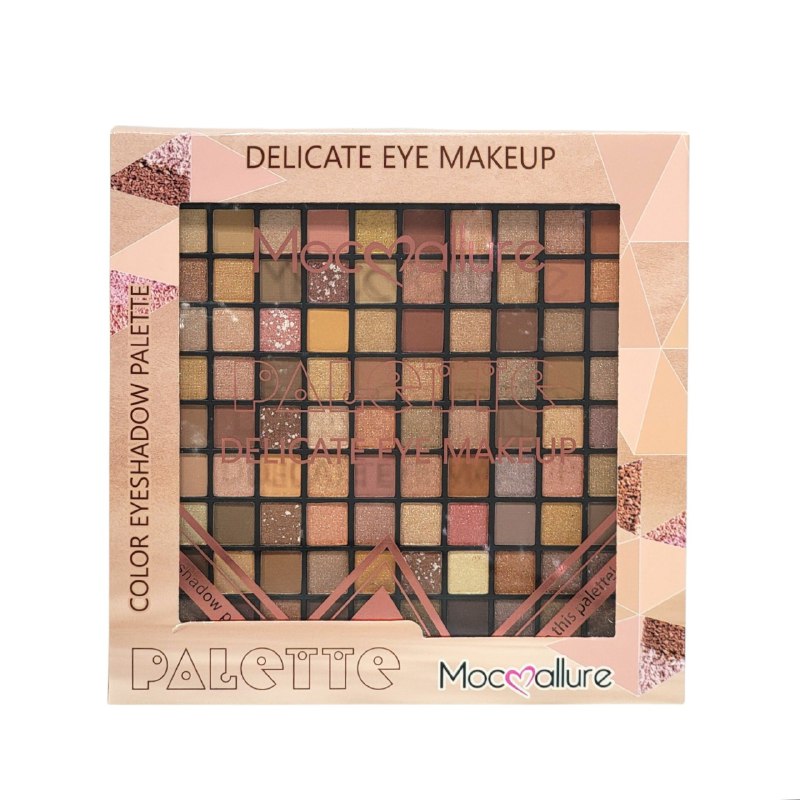SOMBRA DE MAQUILLAJE EN PALETA DE OJOS COLORES PERFECTOS 132 TONOS MOCMALLURE 19X19CM