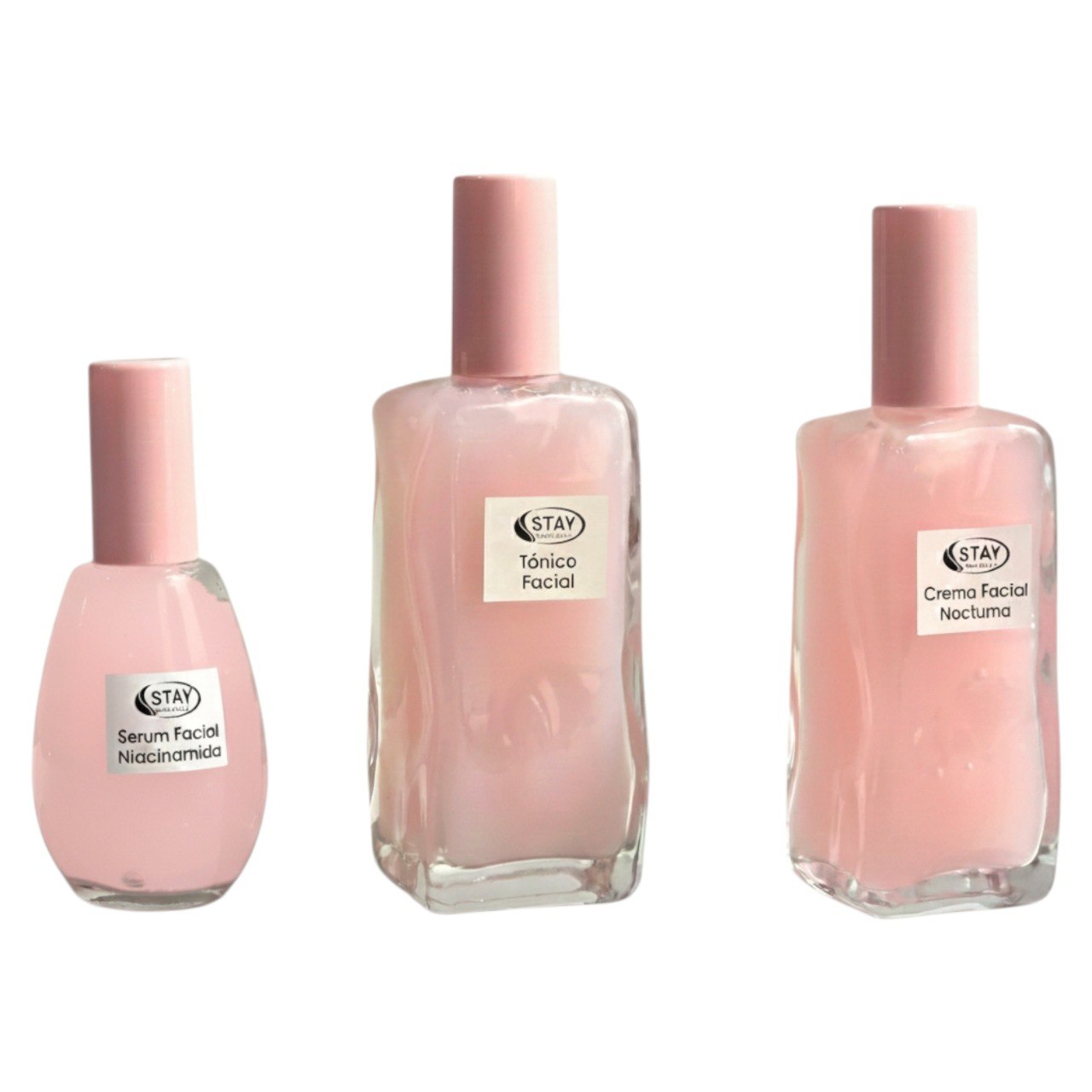 SET DE CUIDADO FACIAL DE SANDIA: TÓNICO, SERUM Y CREMA NOCTURNA STAY BEAUTIFUL