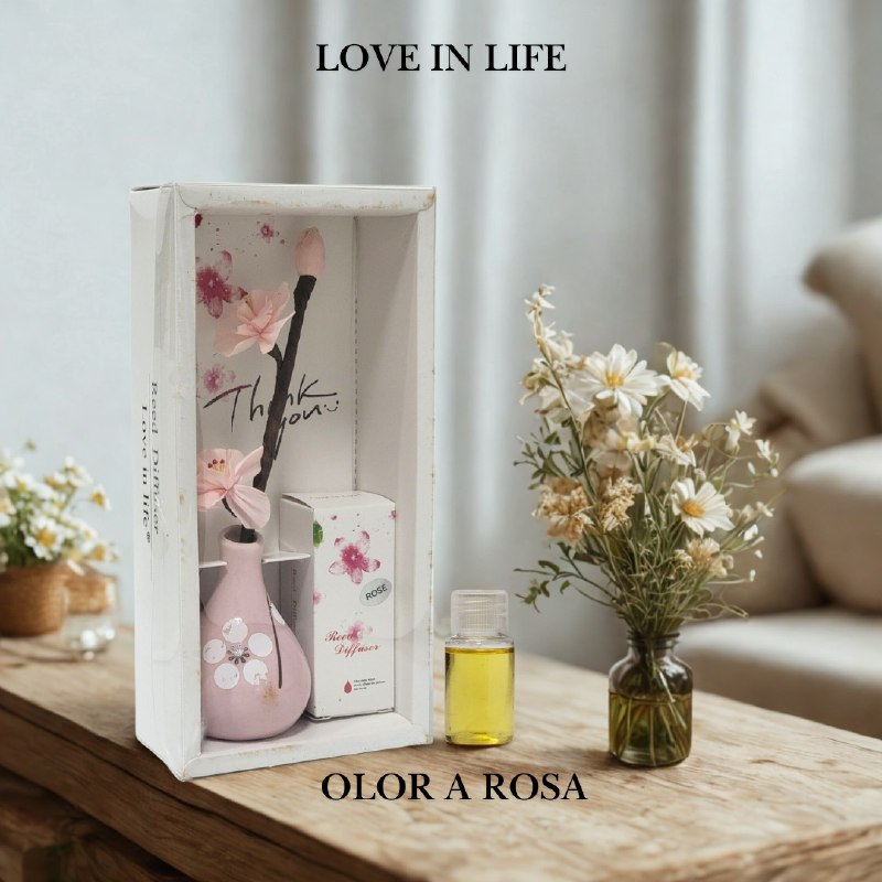 AMBIENTADOR AROMATIZANTE DIFUSOR DE VARILLAS PARA EL HOGAR DE AROMA CONTINUO SIN HUMO NI GOTEO, 4 AROMAS REED DIFFUSER