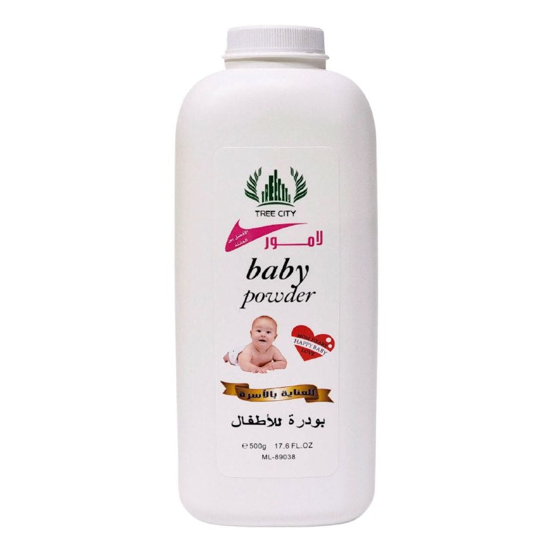 TALCO PARA BEBE FINO SUAVE Y REFRESCANTE TREE CITY 500G