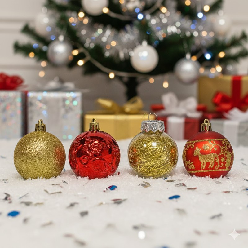 DECORACION ADORNO NAVIDEÑO PAQUETE DE 24 BOLAS DECORATIVAS,6 CM 42X70X64 IDEALES PARA DARLE UN TOQUE UNICO A TU ARBOL DE NAVIDAD