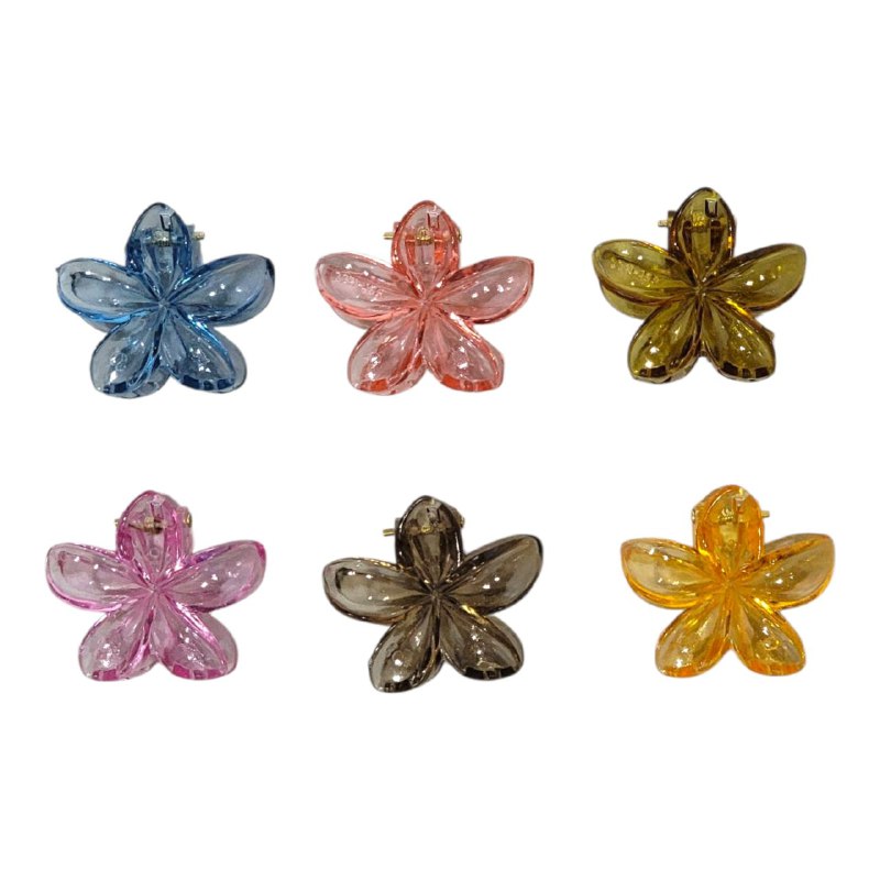 GANCHO PARA EL CABELLO DE FLOR HAWAIANA, PINZAS DE SUJECION FUERTE, ACCESORIO PARA EL CABELLO PAQUETE DE 12UND, MEDIDA 4CM
