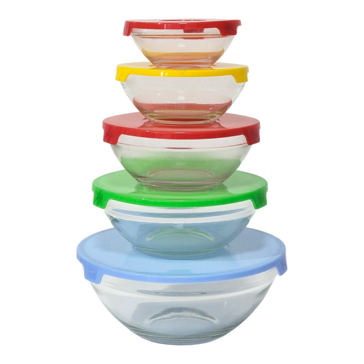 SET DE TAZONES HERMETICOS DE VIDRIO 5PCS MH10496 MY HOME
