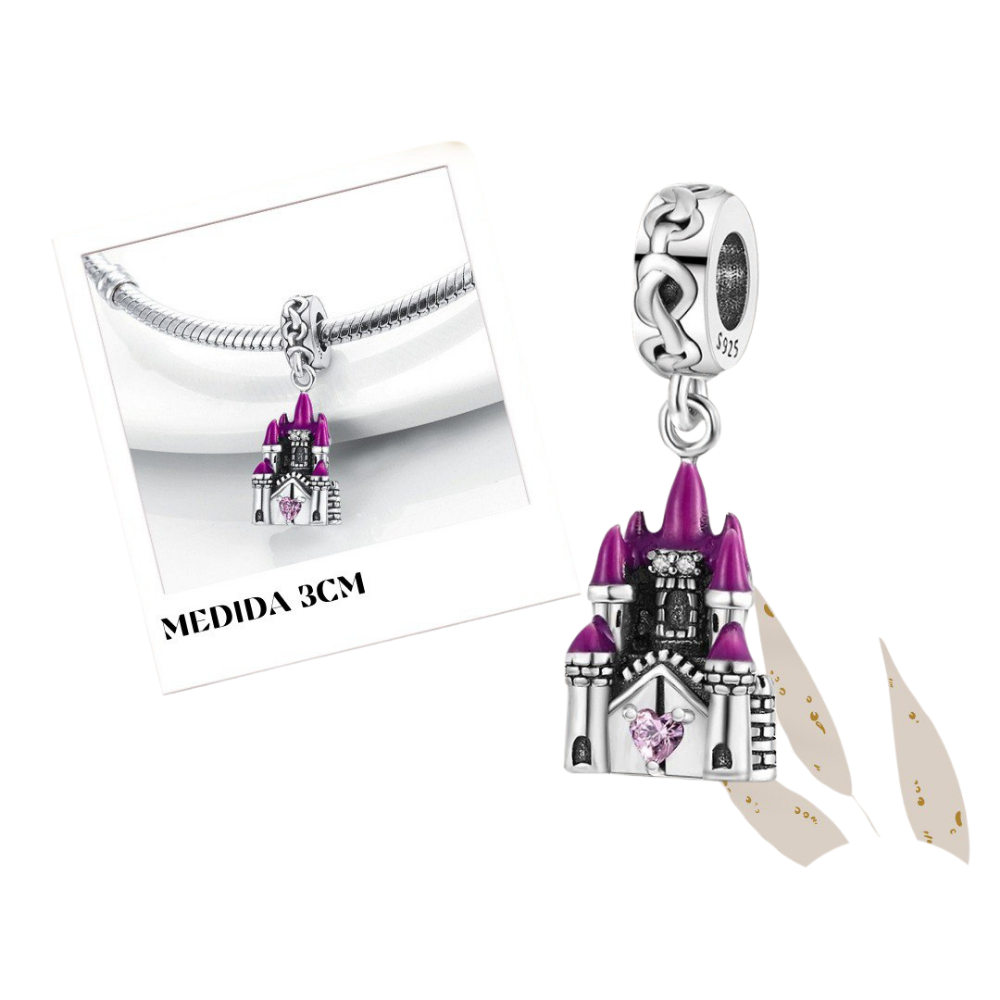 PCHARM3057 COLGANTE CASTILLO DE PRINCESA