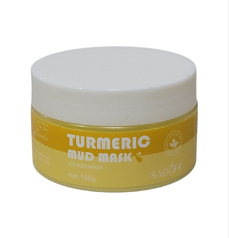 MASCARILLA FACIAL DE BARRO PURIFICANTE CON CURCUMA Y BARRO MINERAL A SADOER 100G