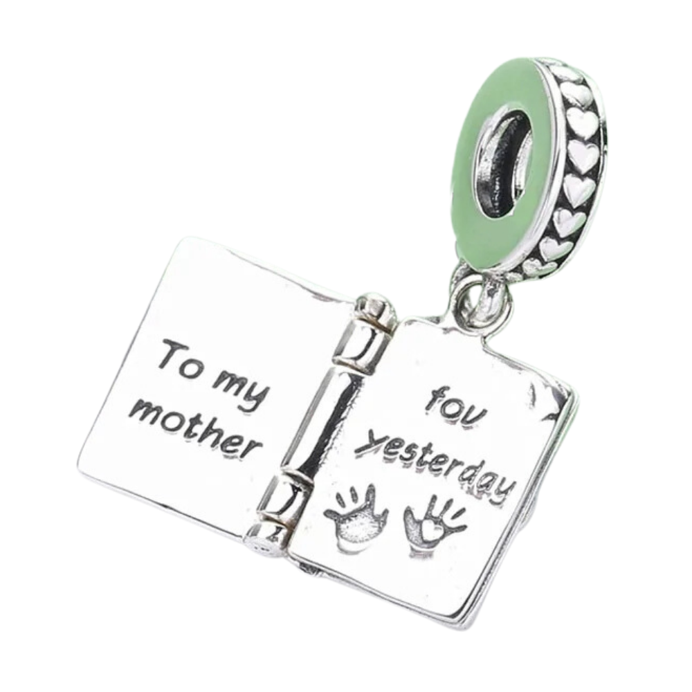 PCHARM1264 LIBRO COLGANTE CON MENSAJE (PARA MI MADRE)