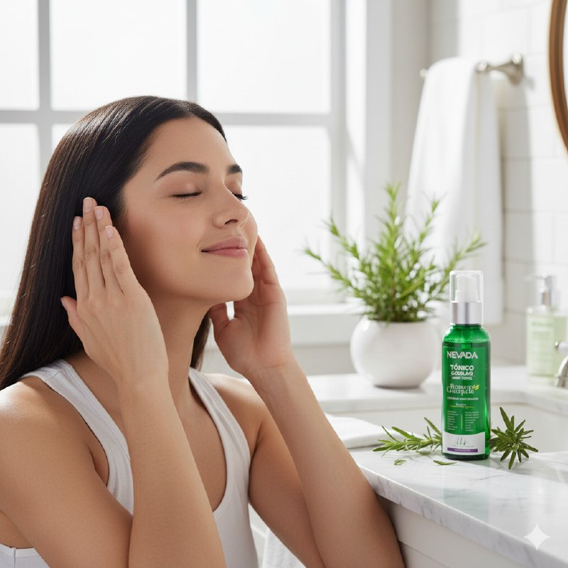 ACEITE PARA EL CABELLO DE ROMERO CRECEPELO FORTALECEDOR SUAVIZANTE NEVADA 100ML