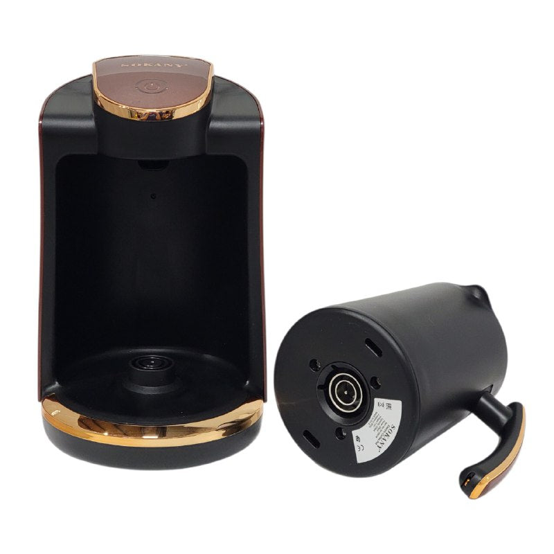 MAQUINA CAFETERA ELECTRICA ELEGANTE COLOR NEGRO CAPACIDAD DE 250ML SOKANY SK-09048