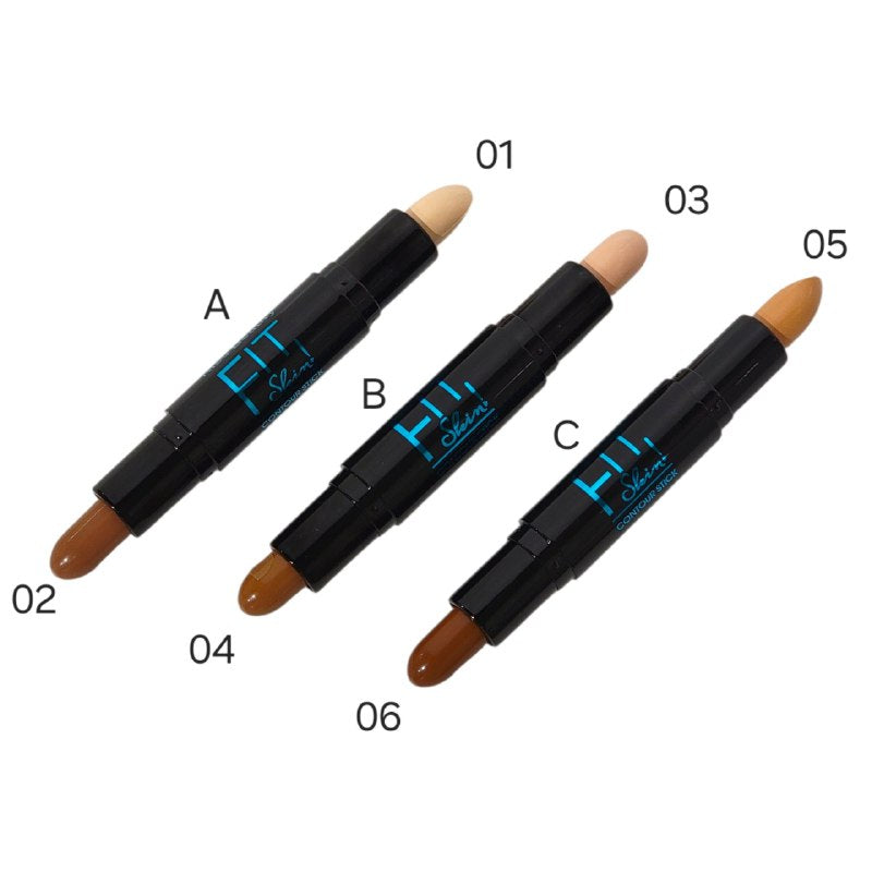 CONTORNO EN BARRA DUPE DE NYX, COBERTURA PERFECTA CON VITAMINA E KISS BEAUTY 7G