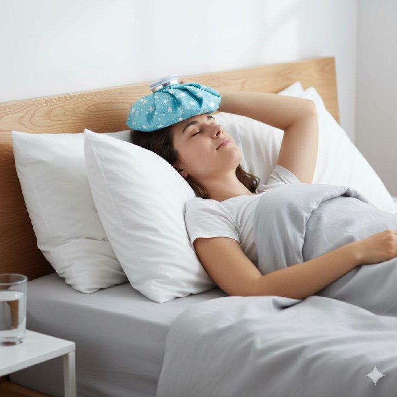 BOLSA PARA HIELO TIPO GORRO DE TERAPIA DE FRIO QUE ALIVIA DOLORES E HINCHAZON LIFE ART 1000ML