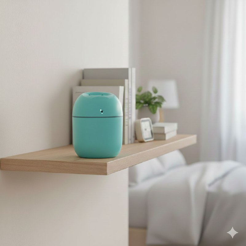 HUMIFICADOR DE AROMAS PORTATIL CON LUZ LED, CON CARGA USB, PARA DORMITORIOS O OFICINAS COLORFUL EGG 220ML DE CAPACIDAD