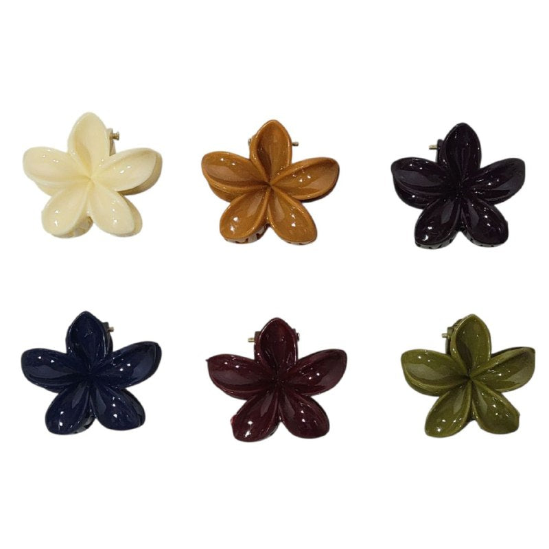 GANCHO PARA EL CABELLO DE FLOR HAWAIANA, PINZAS DE SUJECION FUERTE, ACCESORIO PARA EL CABELLO PAQUETE DE 12UND, MEDIDA 4CM