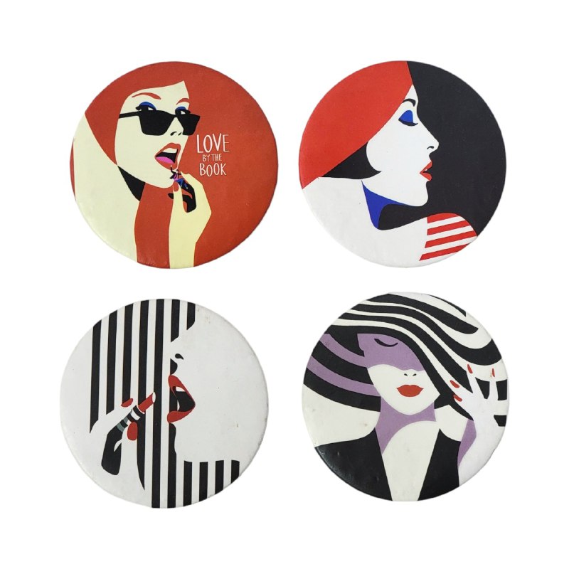 ESPEJO DE MAQUILLAJE PORTATIL COMPACTO STAY BEAUTIFUL 7.5X14CM