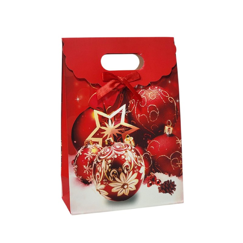 BOLSA DE REGALO NAVIDEÑA MINI MEDIANO 14X21CM