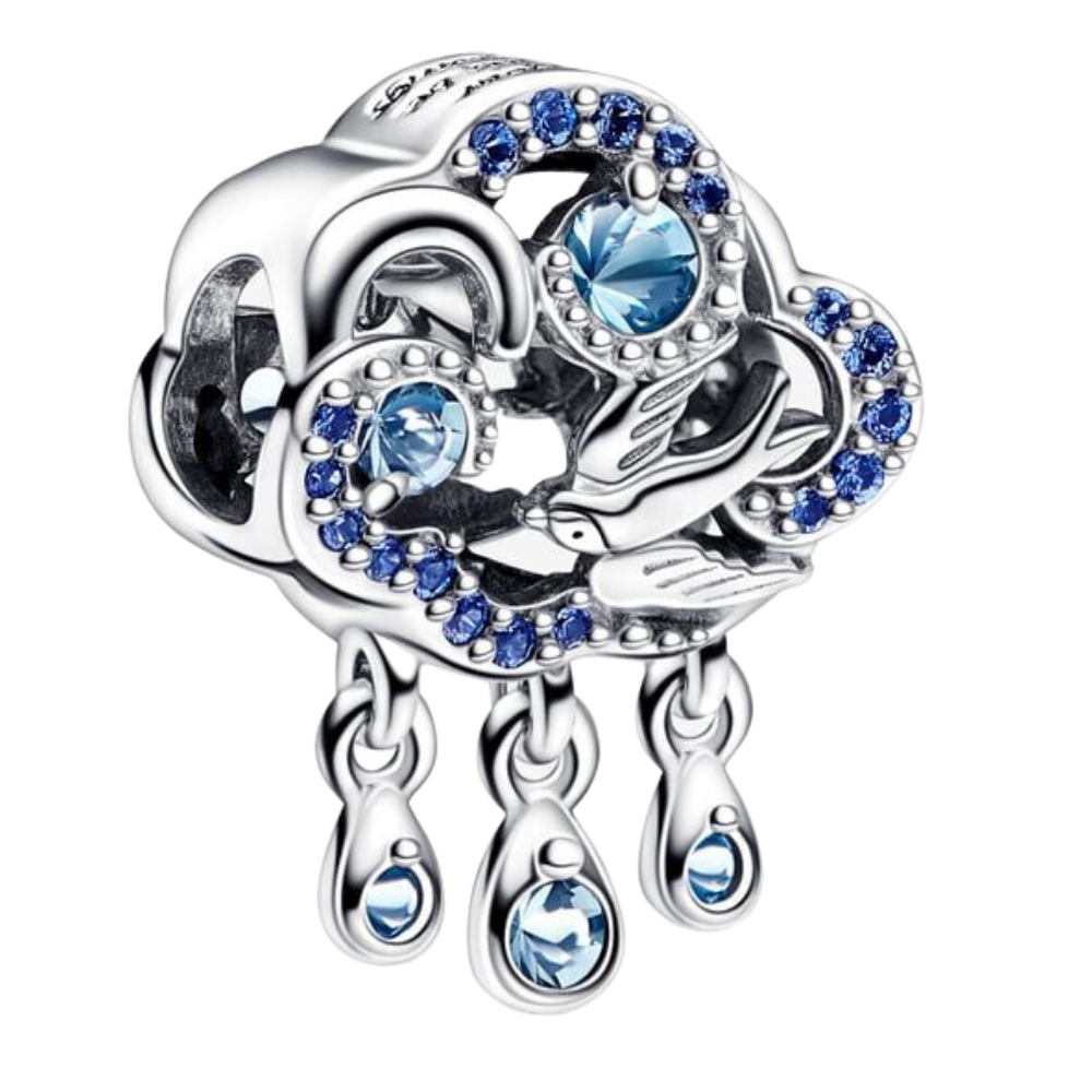 PCHARM3004 NUBE CON CIRCONES AZULES