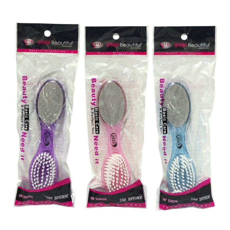 LIMA PIEDRA POMEZ DE PEDICURA 4 EN 1 STAY BEAUTIFUL 4.2X20CM, 3 ESTILOS