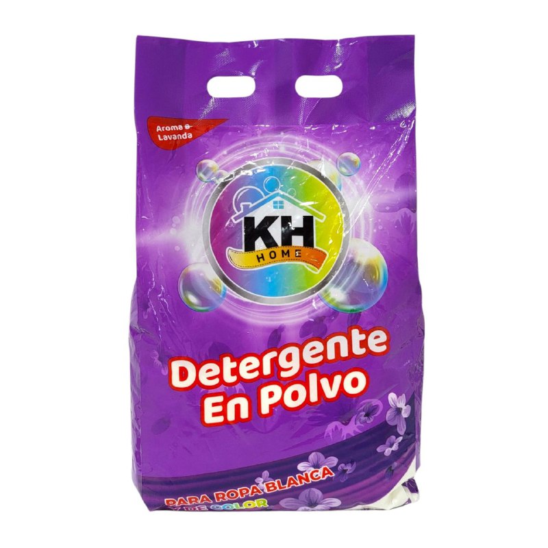 DETERGENTE ACE EN POLVO PARA ROPA BLANCA Y DE COLOR ELIMINA MANCHAS CON AROMA A LAVANDA KH HOME 1KG