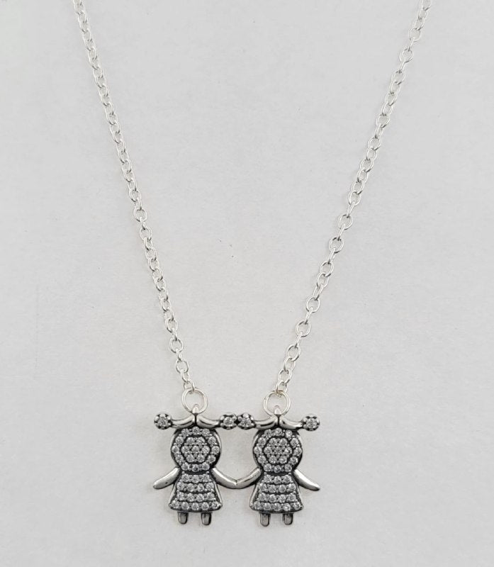 PDIJE2248 FORMA DE NIÑAS PLATA 9.25