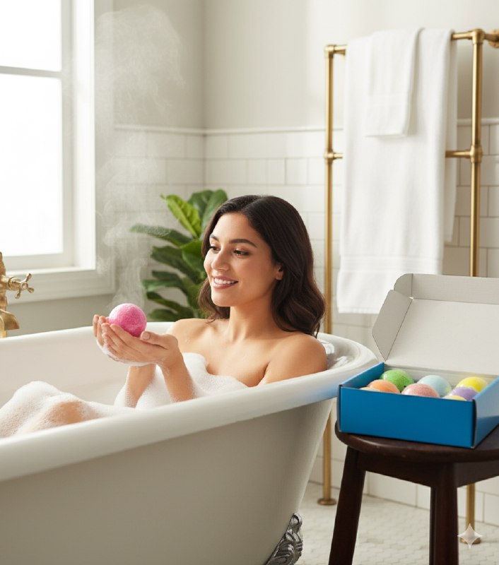 SET DE BOMBAS DE SAL DE BAÑO CON 6 FRAGANCIAS 9PCS SADOER 100GX9