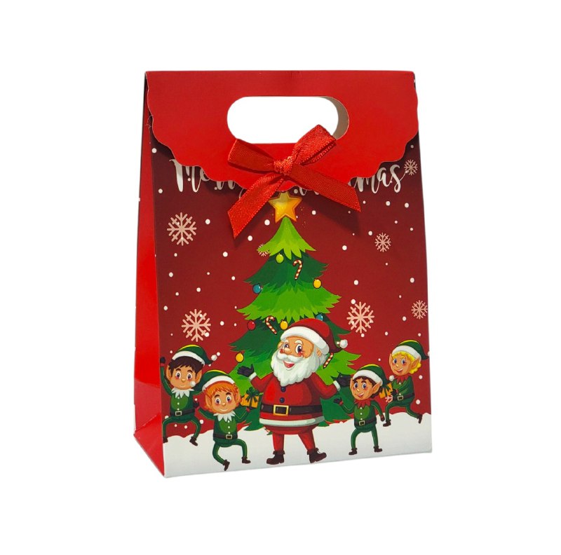 BOLSA DE REGALO NAVIDEÑA MINI PEQUEÑA 16X12CM