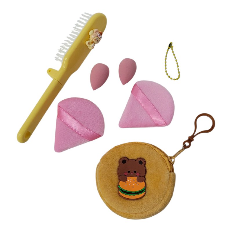 SET DE CUIDADO PERSONAL Y BELLEZA FACIAL 7PCS KISS LOVELY