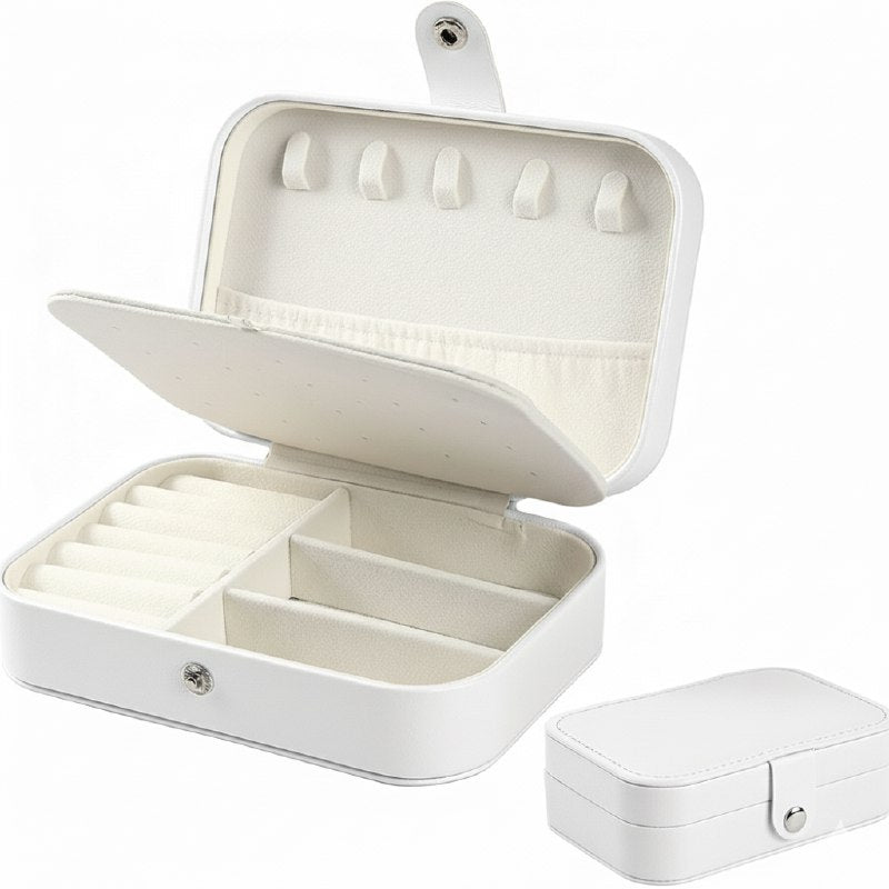 ORGANIZADOR JOYERO SEGURO Y ELEGANTE COMPACTO, 4 COLORES