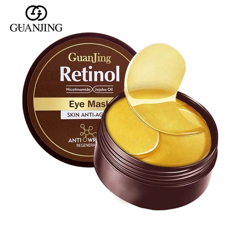 MASCARILLA PARA OJOS ANTIEDAD DE RETINOL PARCHE PARA CONTORNO DE OJOS GUANJING 60UND
