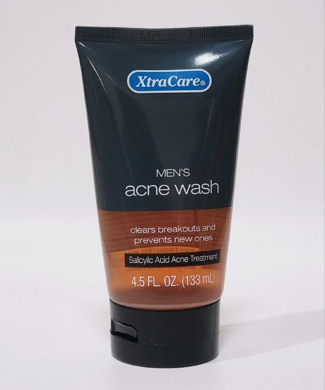 LIMPIADOR FACIAL PARA HOMBRES, COMBATE EL ACNE Y ELIMINA EL EXCESO DE GRASA CON ACIDO SALICILICO XTRACARE 133ML