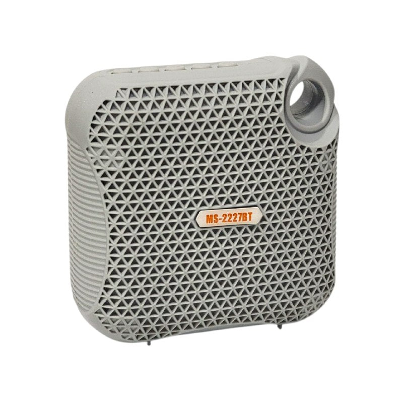 PARLANTE ALTAVOZ INALAMBRICO CON LUCES LED 11X11CM MOBILE SPEAKER MS-2227BT 8 COLORES