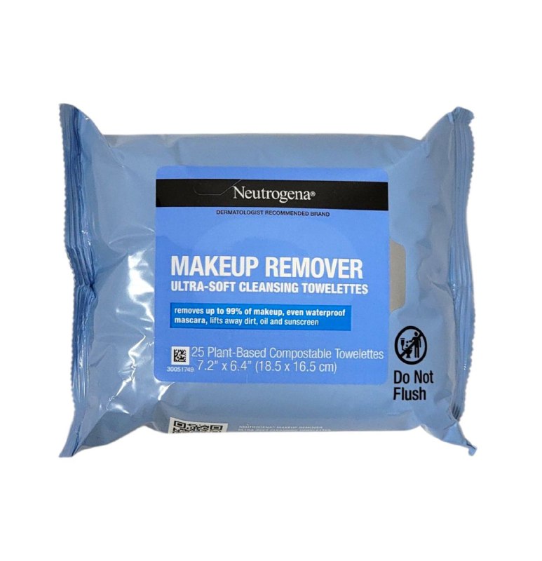 TOALLITAS HUMEDAS LIMPIADORAS ULTRASUAVES DESMAQUILLANTES , ELIMINA GRASA Y SUCIEDAD Y MAQUILLAJE A PRUEBA DE AGUA, HIDRATAN POR 24H NEUTROGENA 25UND