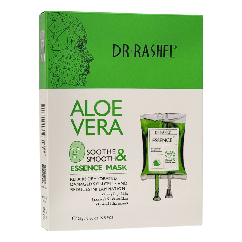 MASCARILLA FACIAL EN ESENCIA DE ALOE VERA, CALMA LA PIEL, REPARA LAS CELUILAS DAÑADAS, REDUCE LA INFLAMACION, FIRMEZA Y ASPECTO REVITALIZADO DR RASHEL 0.88OZ