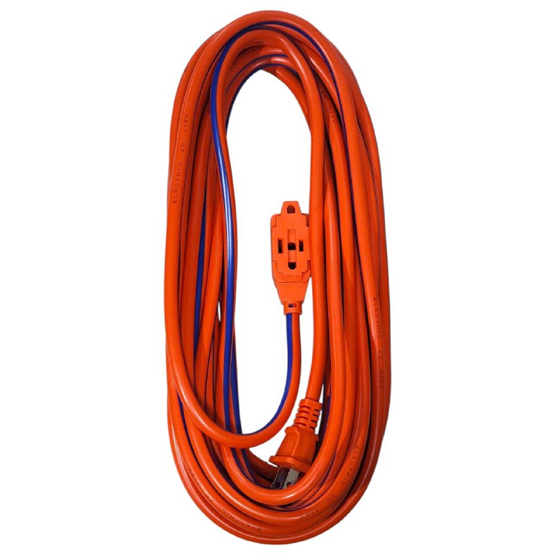REGLETA EXTENSION CABLE DE 30 PIES, CABLE CONECTADO A TIERRA, ALTA RESISTENCIA INTERIOR O EXTERIOR, FLEXIBLE Y DURADERO VIVE
