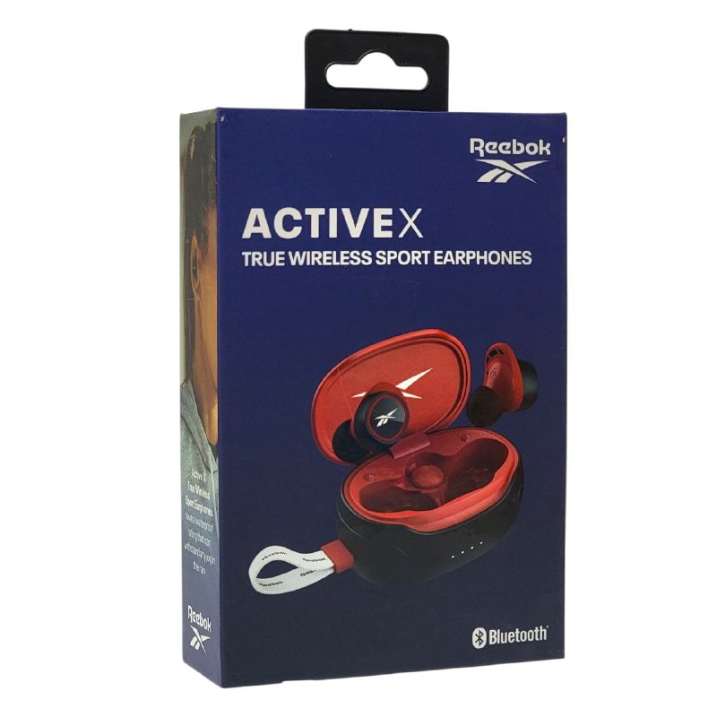 AUDIFONOS AURICULARES INALAMBRICOS DEPORTIVOS, BATERUA 6H, 3 CARGAS ADICIONALES EN ESTUCHE, LATENCIA SUPER BAJA, RESISTENTE AL AGUA IP55 REEBOK