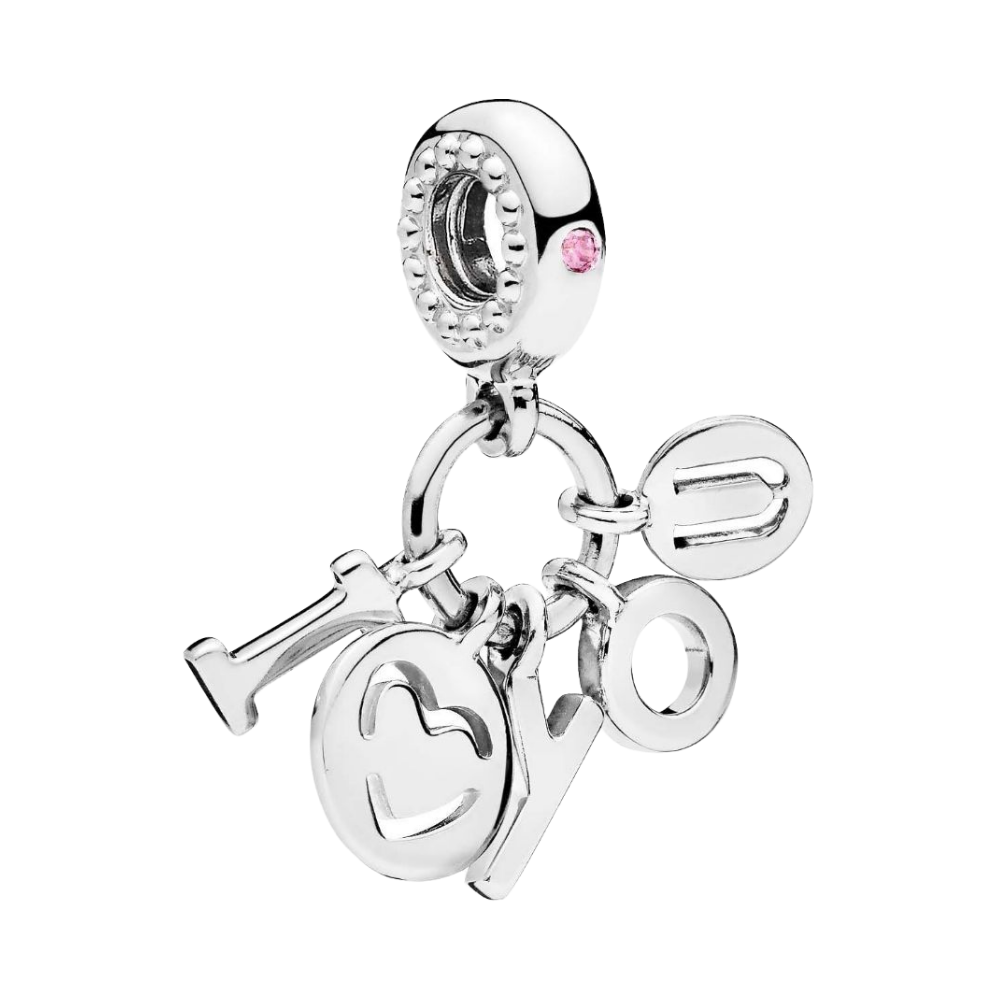 PCHARM1981 COLGANTE CON MENSAJE(TE AMO) AMOR SAN VALENTIN