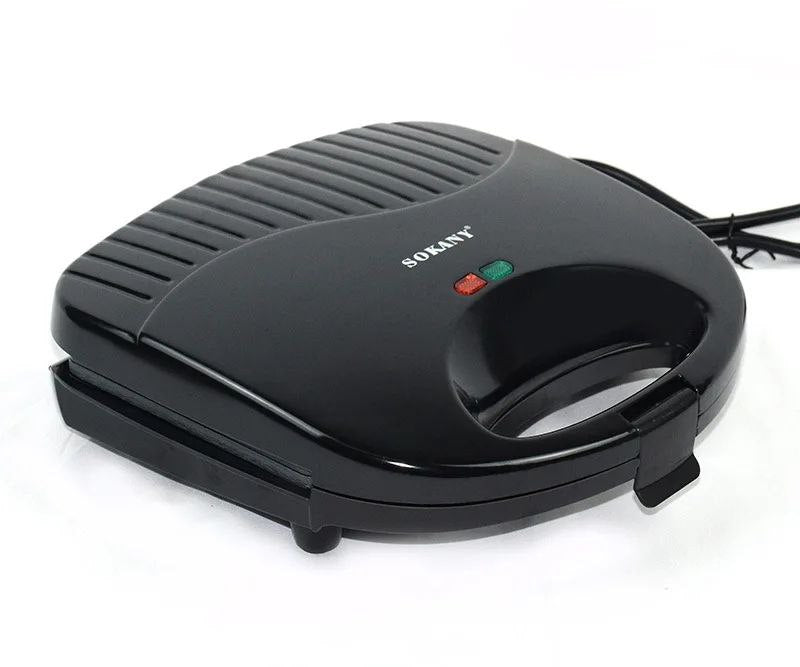 MAQUINA WAFFLERA CUADRADA CON 750W DE POTENCIA, CALENTAMIENTO RAPIDO SK-114 SOKANY