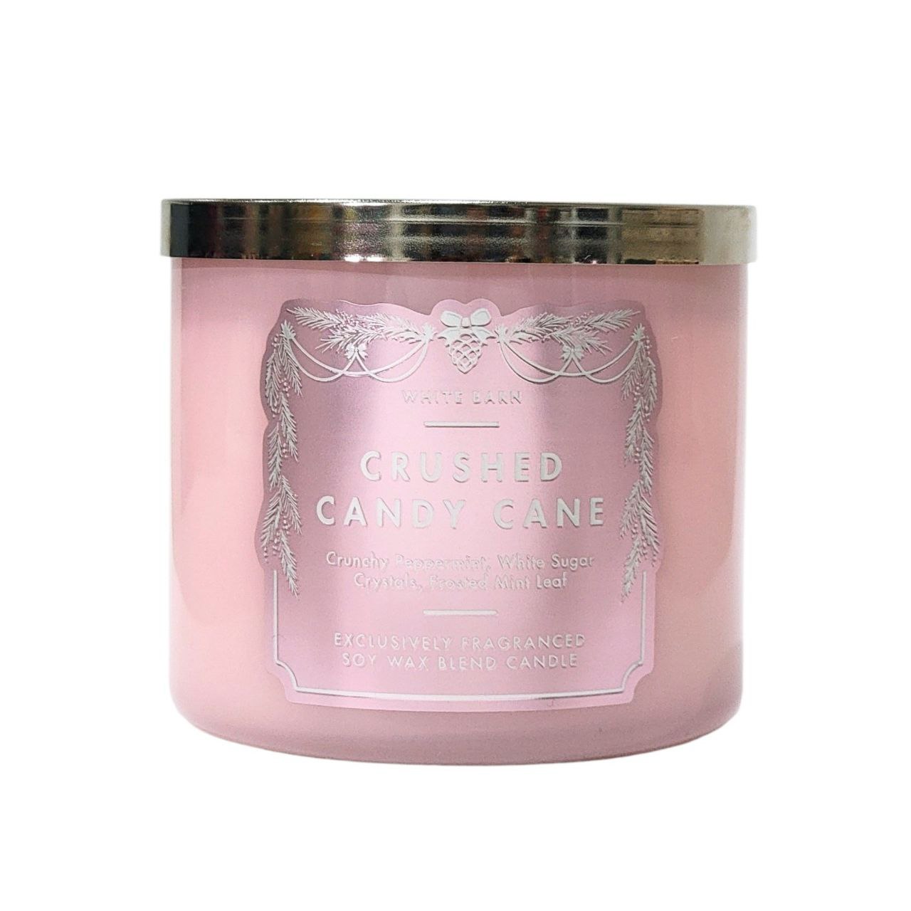 VELA AROMATICA WHITE BARN CRUSHED CANDY CANE 411G