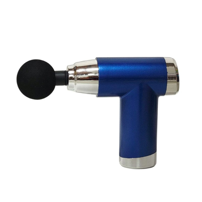 MAQUINA PISTOLA ELECTRICA DE MASAJE INALAMBRICO Y RECARGABLE, POTENCIA COMPACTA DE 4 CABEZAS INTERCAMBIABLES FASCIAL GUN CY-006